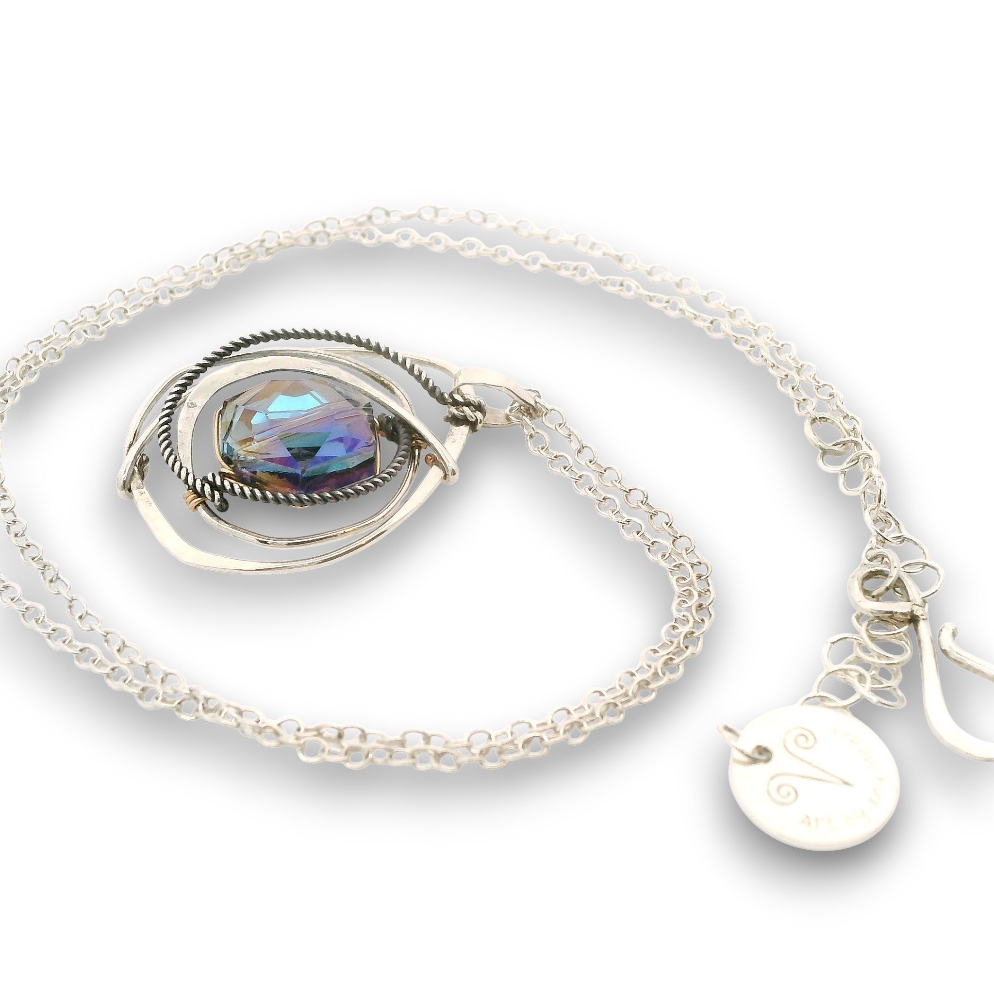 Crystal Orbit Necklace 85066N - Art by any Means Jewelryproduct_