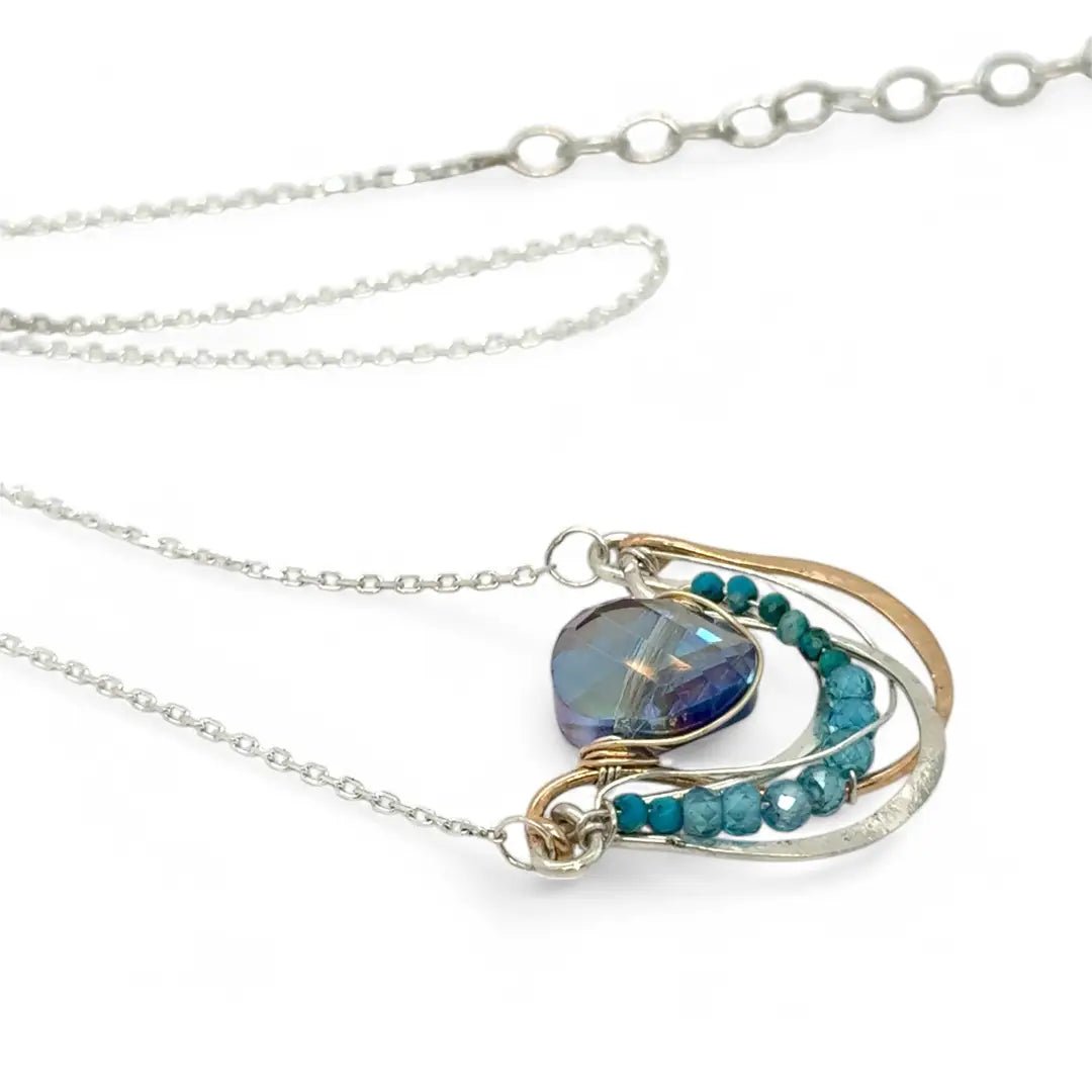 Crystal Wave Necklace 84085N - Art by any Means Jewelryproduct_