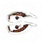 Curled Embers Garnet Earrings E83562 - Art by any Means Jewelryproduct_
