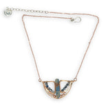 Curvilinear Deco Aquamarine Necklace 84205N - Art by any Means Jewelryproduct_