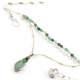 Cut Grass Jade Necklace 83080N - Art by any Means Jewelryproduct_