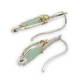 Cut Grass Jade Post Earrings E83081 - Art by any Means Jewelryproduct_