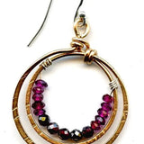 Ring of Garnet Earrings E75081