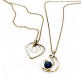 Crescent Moon Charm Necklace 84125N