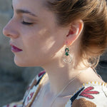 Darjeeling Green Amethyst Earrings - Art by any Means Jewelryproduct_