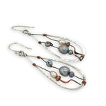 Deconstructed Pearl Earrings - Art by any Means Jewelryproduct_