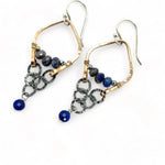 Denim Lapis Mini Chandelier Earrings E82512 - Art by any Means Jewelryproduct_