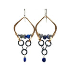 Denim Lapis Mini Chandelier Earrings E82512 - Art by any Means Jewelryproduct_