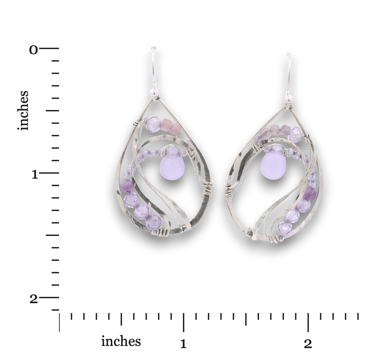Diatom Jade Hammered Drop Earrings - Art by any Means Jewelryproduct_