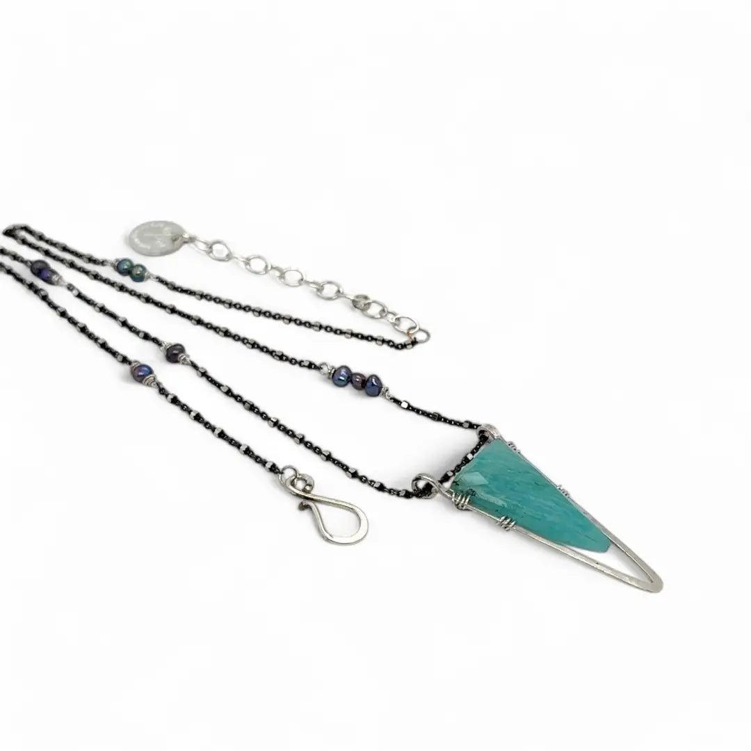 Direct Amazonite Point Necklace 83433N - Art by any Means Jewelryproduct_