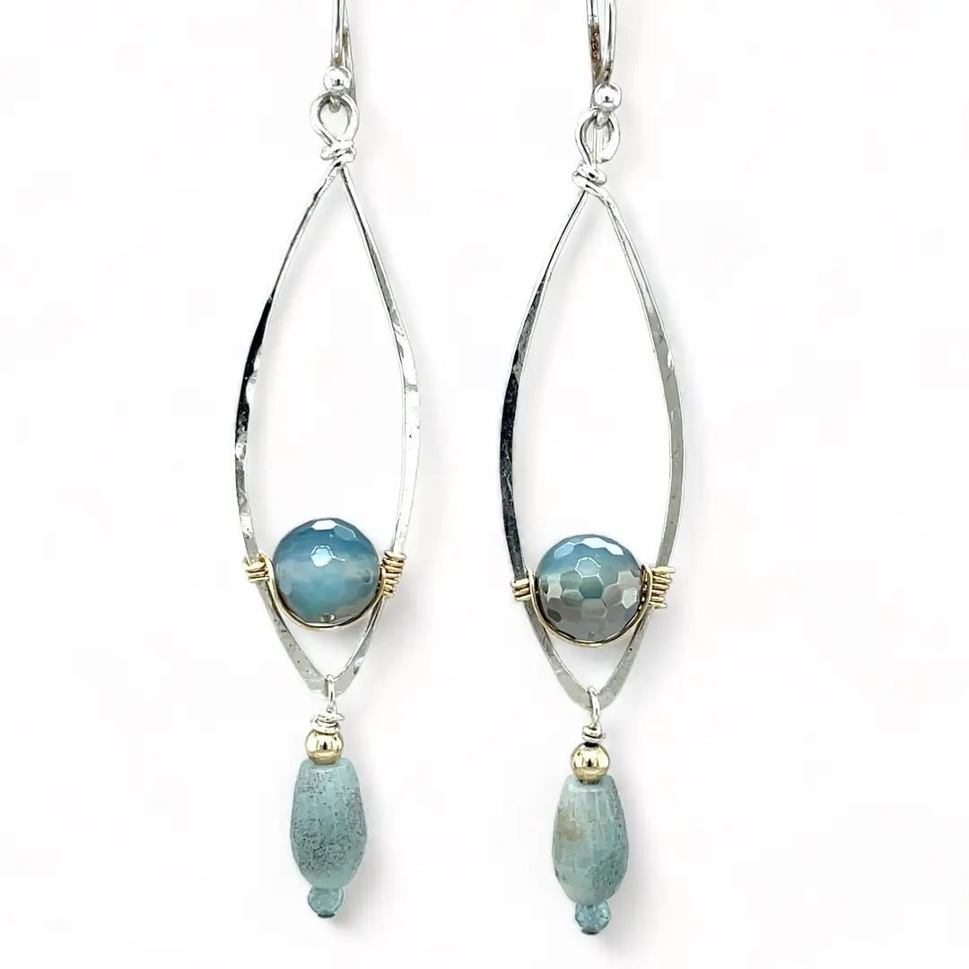 Disco Ball Agate Earrings - Art by any Means Jewelryproduct_