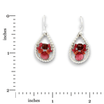 Divinity Garnet Dot Drop Earrings - Art by any Means Jewelryproduct_