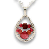 Divinity Garnet Drop Necklace 85028N - Art by any Means Jewelryproduct_