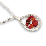 Divinity Garnet Drop Necklace 85028N - Art by any Means Jewelryproduct_