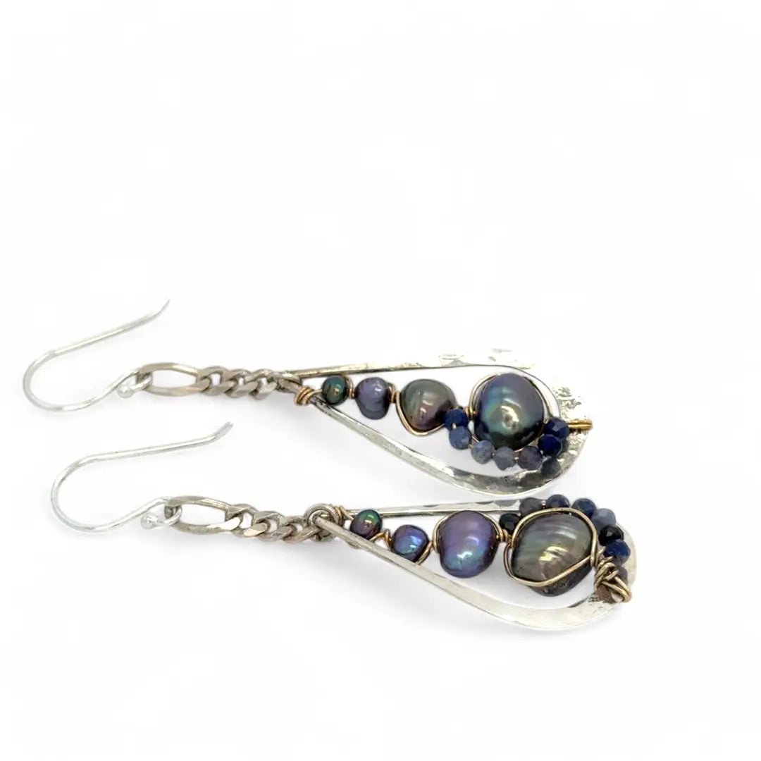 Dripping Pearl Earrings E83604 - Art by any Means Jewelryproduct_