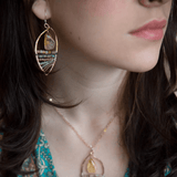 Drop of Sun Citrine Earrings - Art by any Means Jewelryproduct_