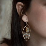 Drop of Sun Citrine Earrings - Art by any Means Jewelryproduct_