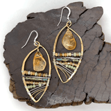 Drop of Sun Citrine Earrings - Art by any Means Jewelryproduct_