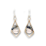 Dynamic Rose Quartz Earrings E85056 - Art by any Means Jewelryproduct_