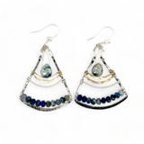 Lapis Fan Earrings E82140