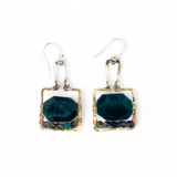 Gemstone Box Earrings E82152