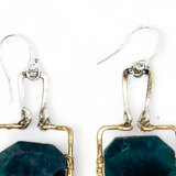 Gemstone Box Earrings E82152