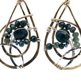 Broad Strokes Emerald Earrings E82662