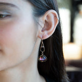 Fuchsia Crystal Earrings E83256