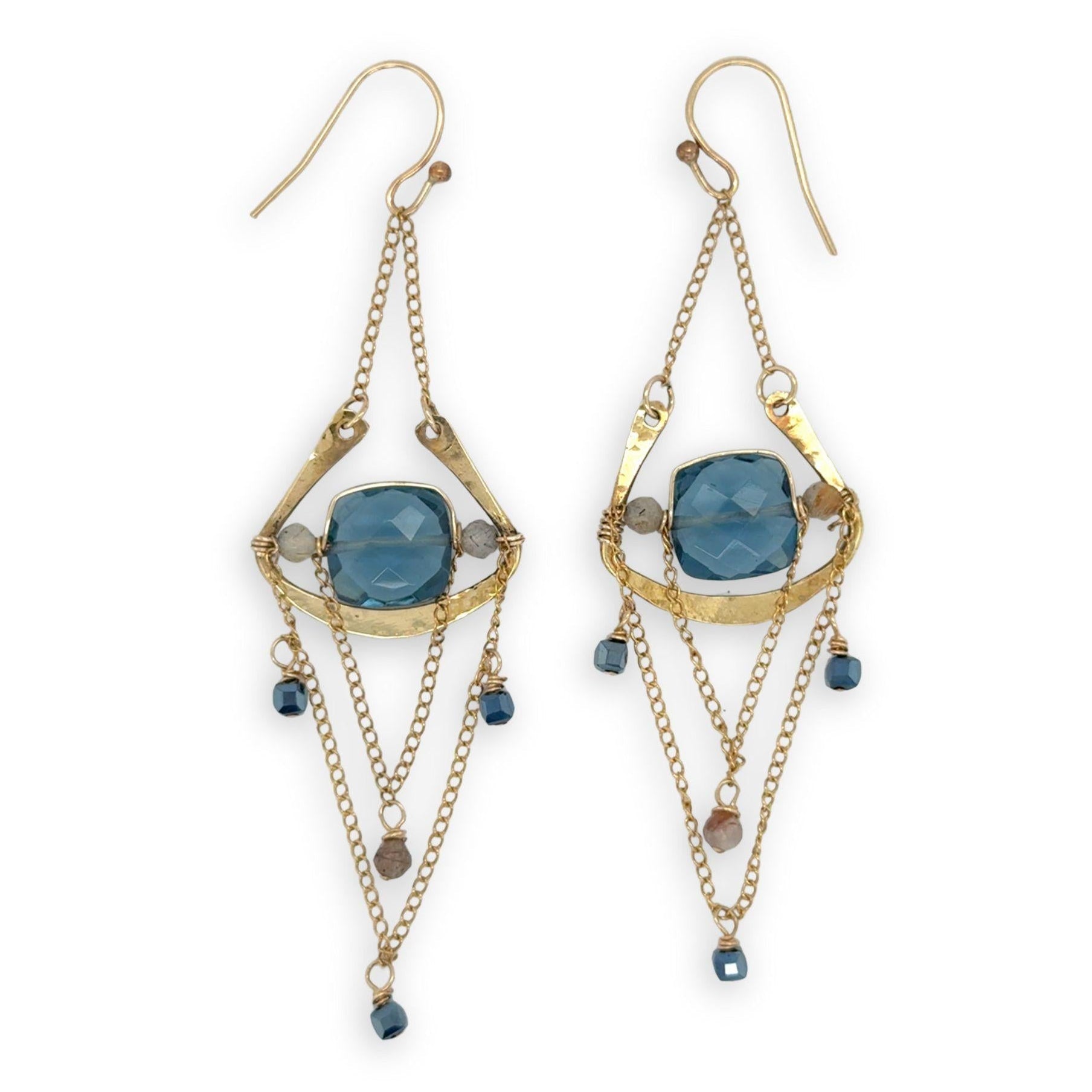 Elegant Quartz Chandelier Earrings E84082 - Art by any Means Jewelryproduct_