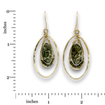 Elliptic Rhyolite Hoop Earrings - Art by any Means Jewelryproduct_