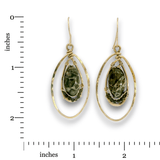 Elliptic Rhyolite Hoop Earrings - Art by any Means Jewelryproduct_