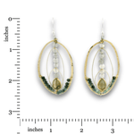 Elliptical Apatite Continuous Wire Earrings - Art by any Means Jewelryproduct_