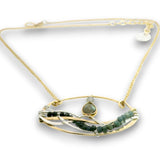 Elliptical Apatite Necklace 85046N - Art by any Means Jewelryproduct_