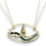 Elliptical Apatite Necklace 85046N - Art by any Means Jewelryproduct_