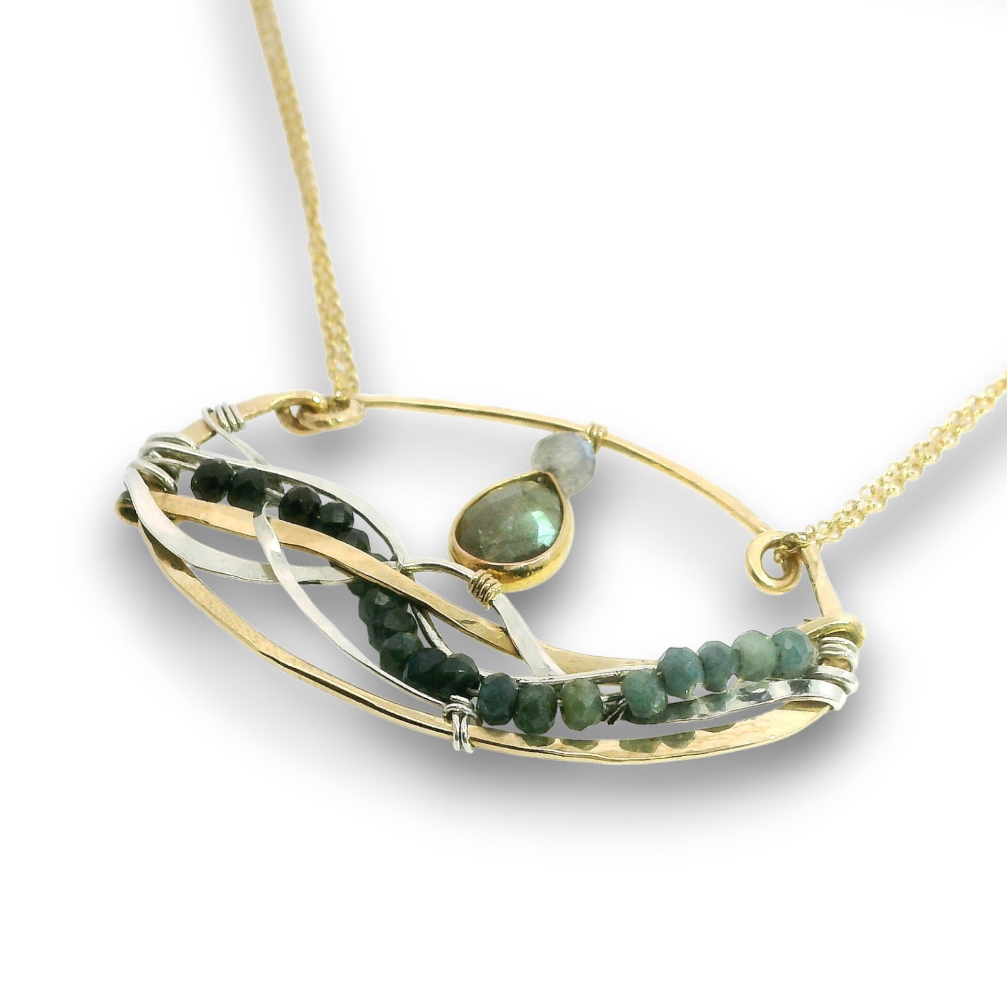 Elliptical Apatite Necklace 85046N - Art by any Means Jewelryproduct_