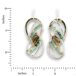 Emerald Gyro Earrings - Art by any Means Jewelryproduct_