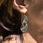 Emerald Gyro Earrings - Art by any Means Jewelry#product_