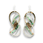 Emerald Gyro Earrings - Art by any Means Jewelryproduct_