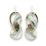 Emerald Gyro Earrings - Art by any Means Jewelryproduct_