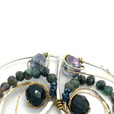 Emerald Leaves Earrings E82658 - Art by any Means Jewelryproduct_
