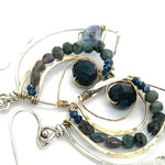 Emerald Leaves Earrings E82658 - Art by any Means Jewelryproduct_