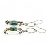 Emerald Nugget Earrings E84056 - Art by any Means Jewelryproduct_