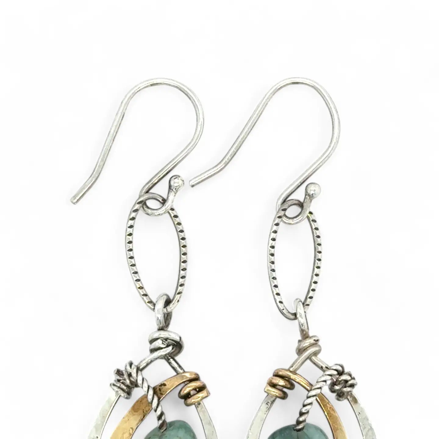 Emerald Nugget Earrings E84056 - Art by any Means Jewelryproduct_