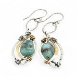 Emerald Nugget Earrings E84056 - Art by any Means Jewelryproduct_