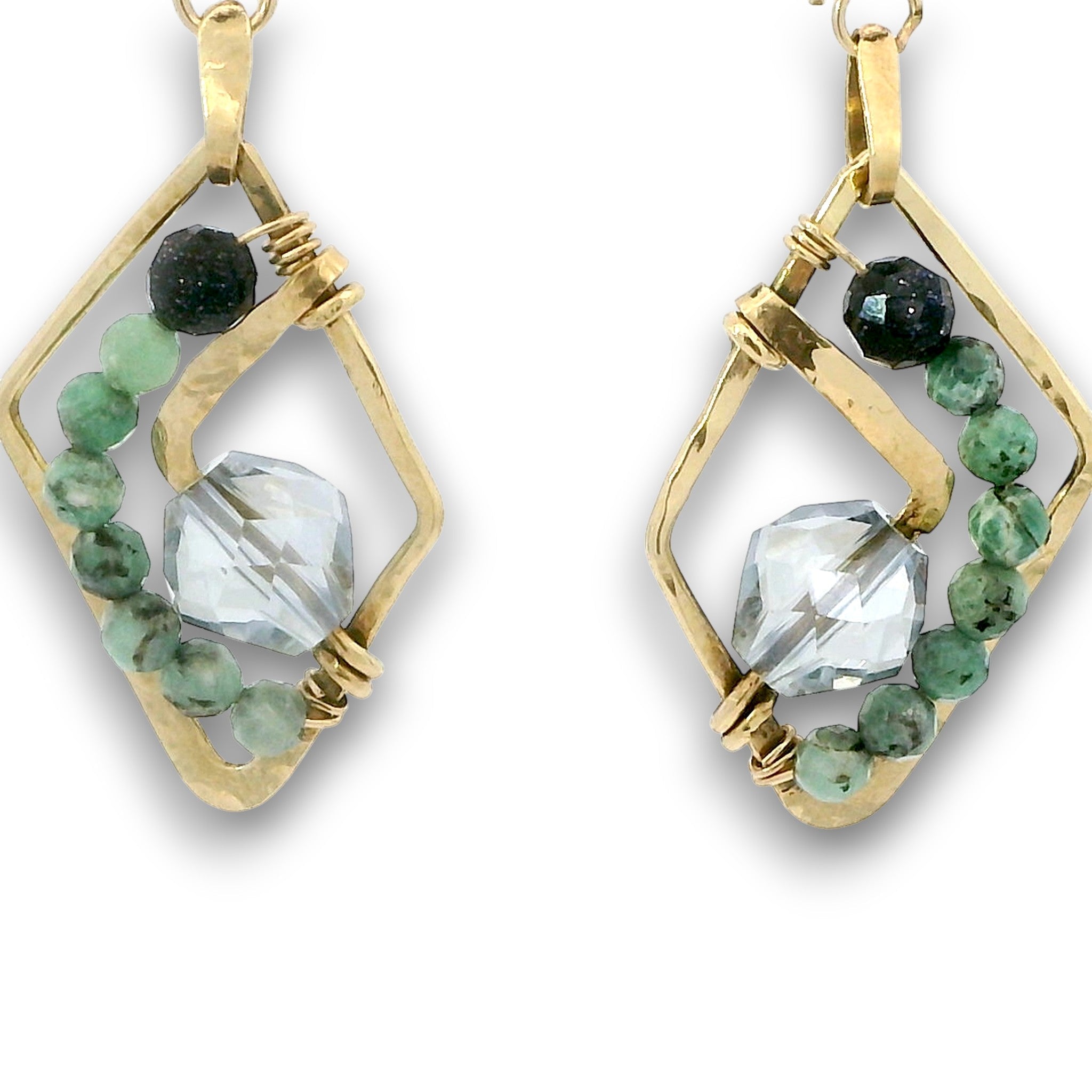 Emerald Trajectory Earrings E85047 - Art by any Means Jewelryproduct_