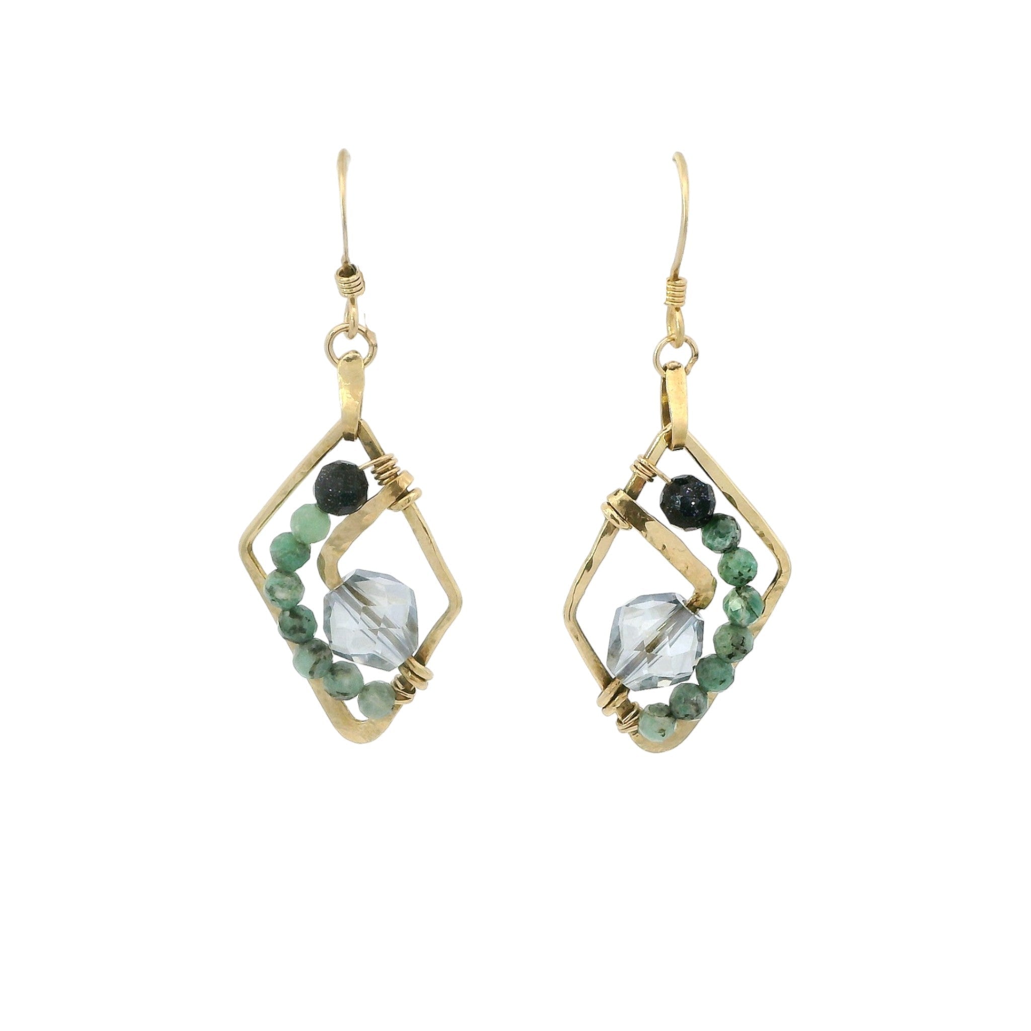 Emerald Trajectory Earrings E85047 - Art by any Means Jewelryproduct_