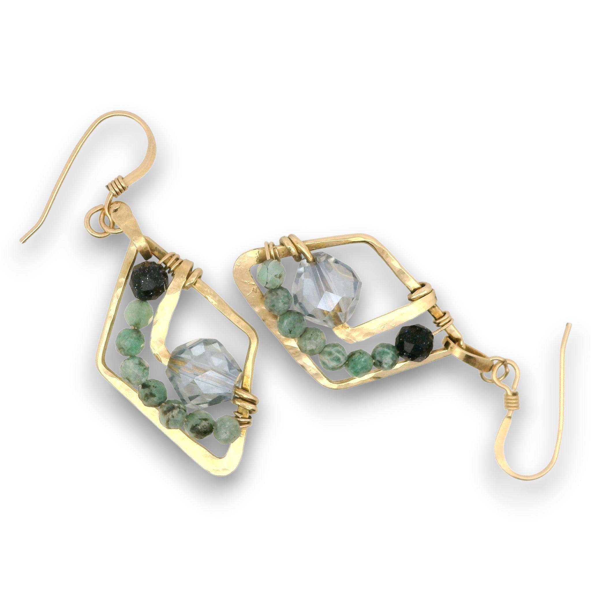 Emerald Trajectory Earrings E85047 - Art by any Means Jewelryproduct_