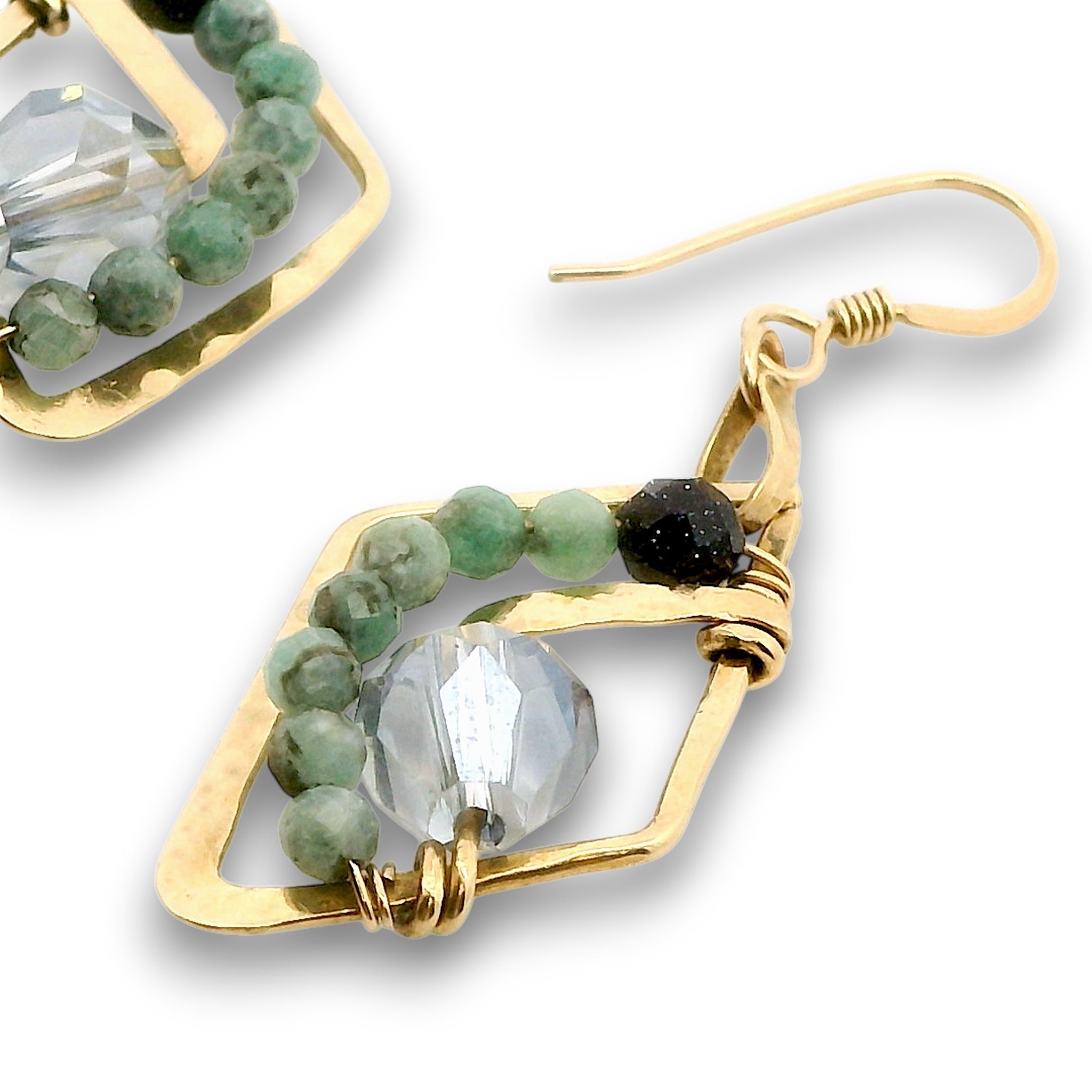 Emerald Trajectory Earrings E85047 - Art by any Means Jewelryproduct_
