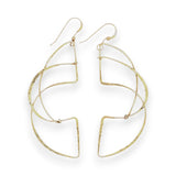 Empty Shadow Gold Earrings - Art by any Means Jewelryproduct_