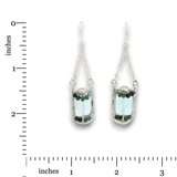 Encapsulated Chalcedony Chain Earrings - Art by any Means Jewelryproduct_
